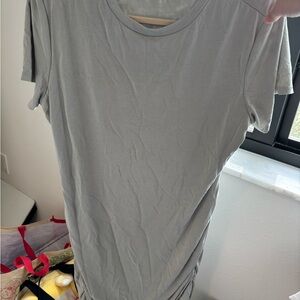 Express Gray and Green Mini Dress